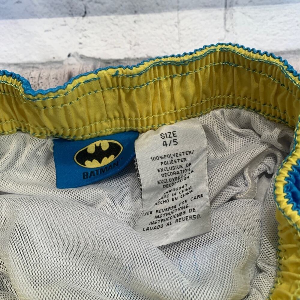 DC COMICS Boy’s Batman Board Shorts / Size: 4-5 - Picture 4 of 8
